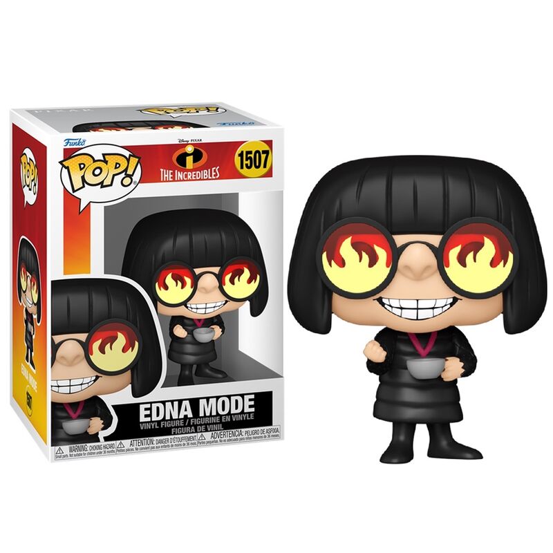 Funko pop! los increíbles  edna mode con taza