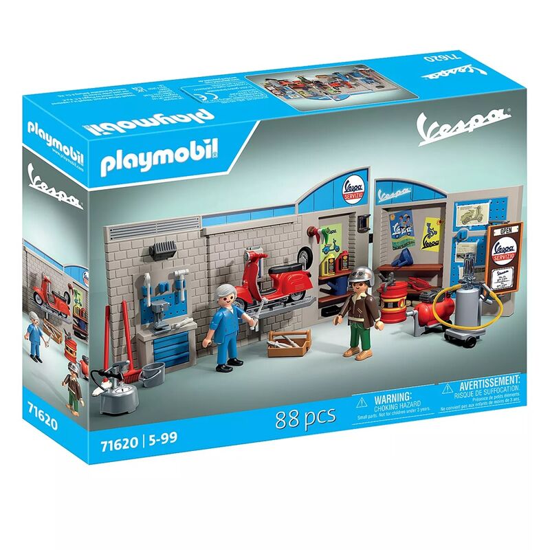 Playmobil vespa - garaje vespa aos 60