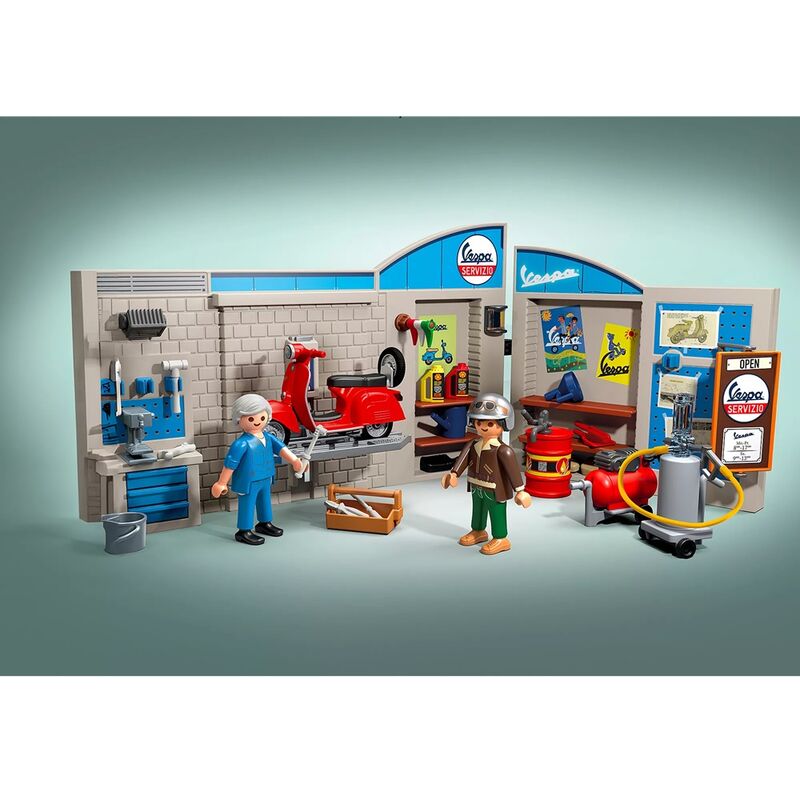 Playmobil vespa - garaje vespa aos 60