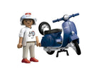 Playmobil vespa - 1969 vespa 150 sprint veloce, azul
