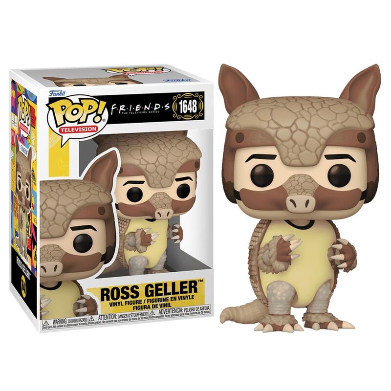 Funko pop! friends  ross geller con disfraz de armadillo
