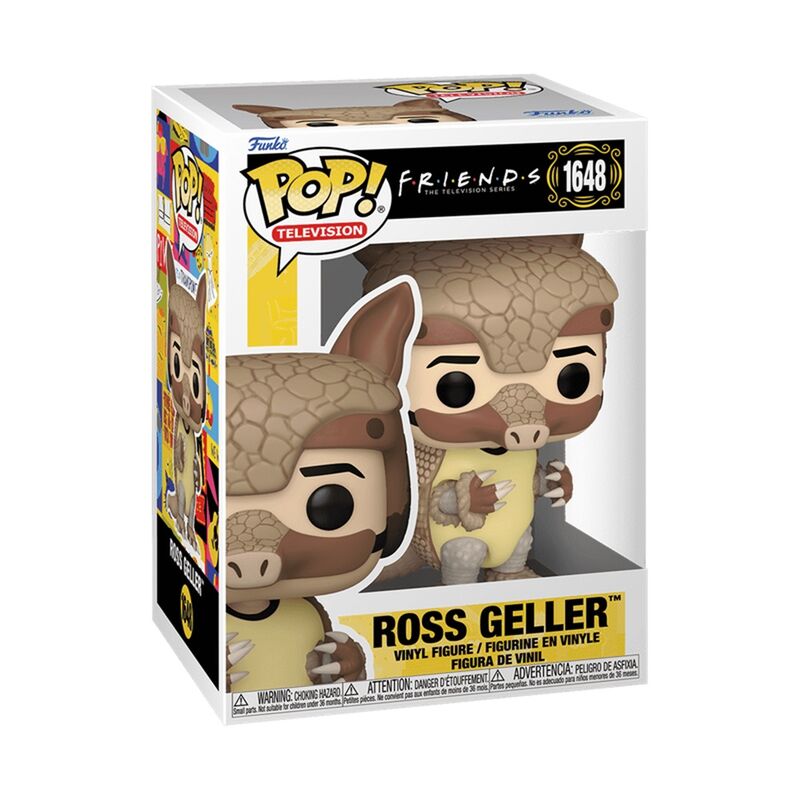 Funko pop! friends  ross geller con disfraz de armadillo