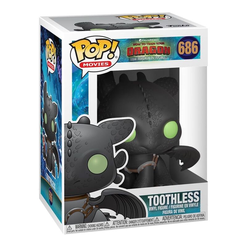 Funko pop! cómo entrenar a tu dragón 3 - desdentao