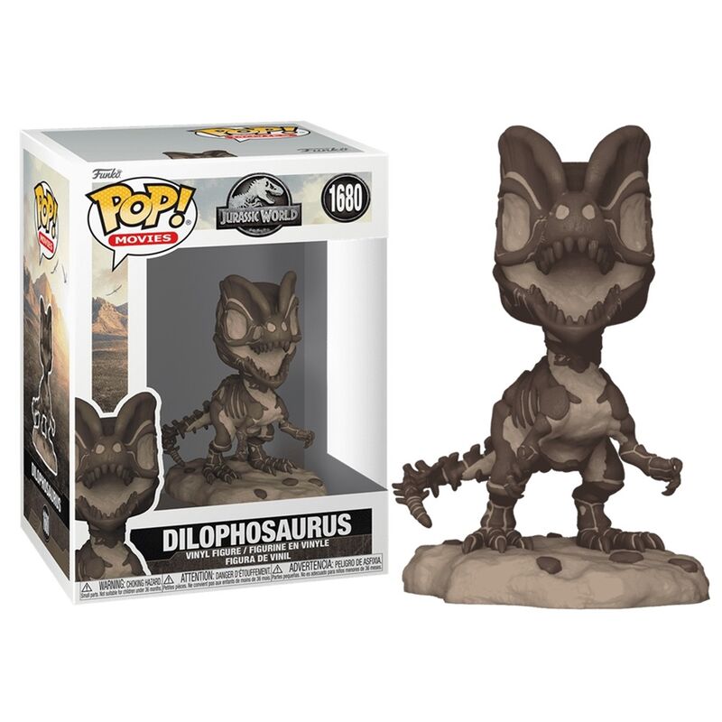 Funko pop! jurassic world  dilophosaurus (fósil)