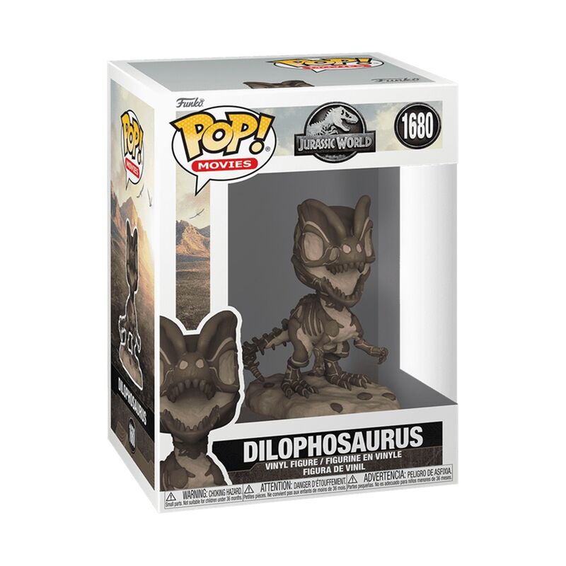 Funko pop! jurassic world  dilophosaurus (fósil)