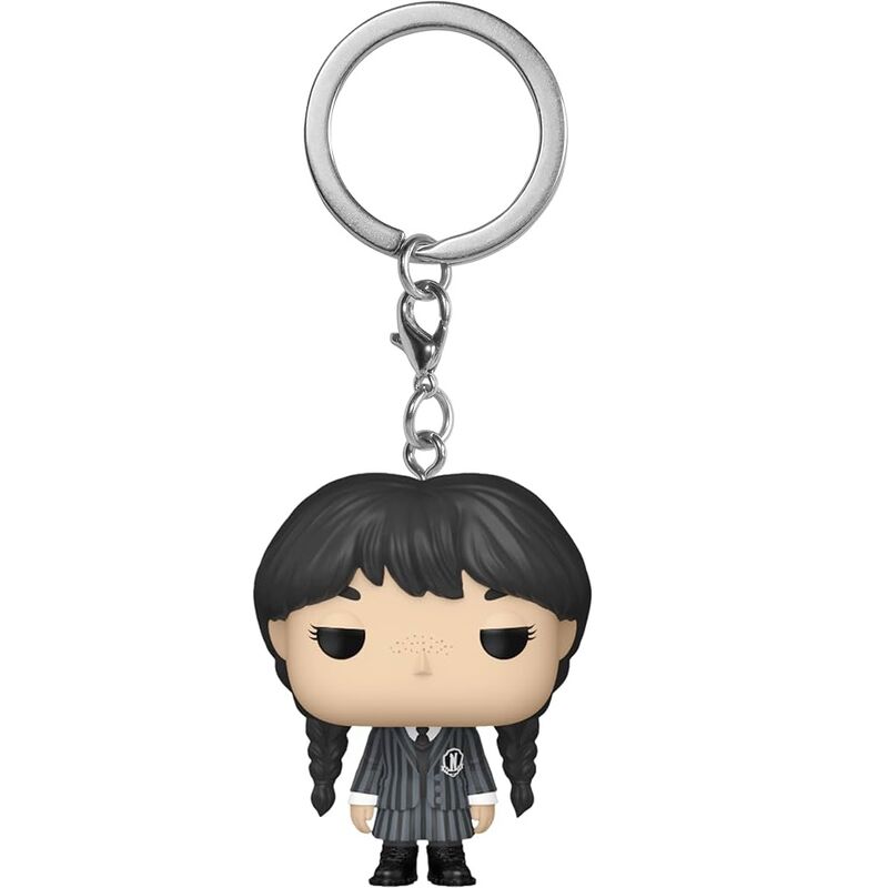 Funko pocket pop! llavero: miércoles - miércoles addams