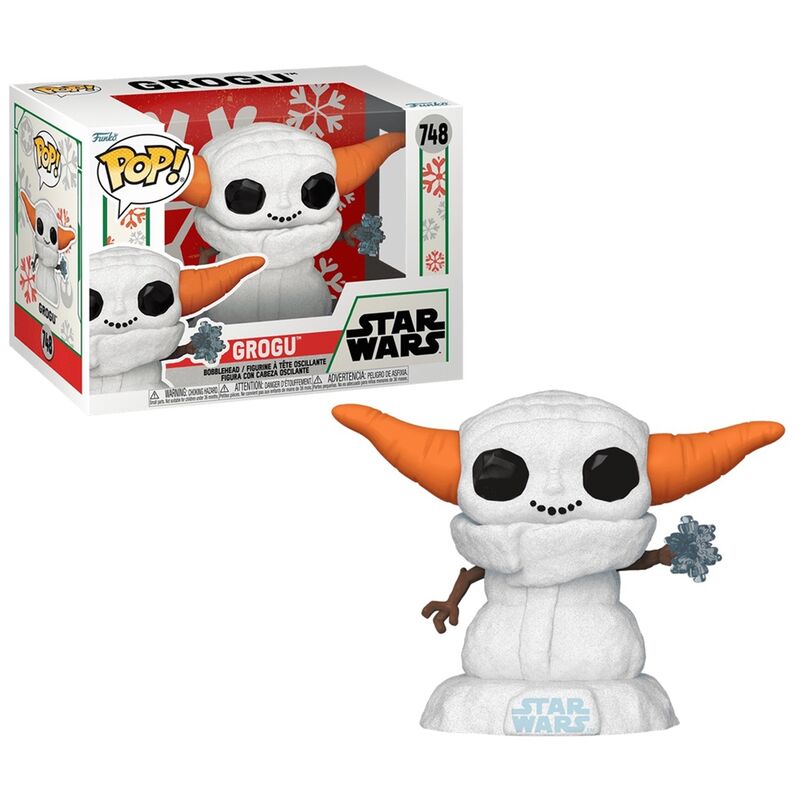 Funko pop! star wars ? grogu mueco de nieve