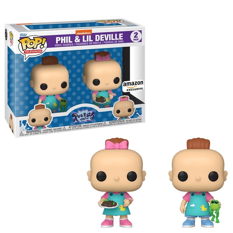 Funko pop! rugrats - phil y lil deville 2 pack (exclusivo)