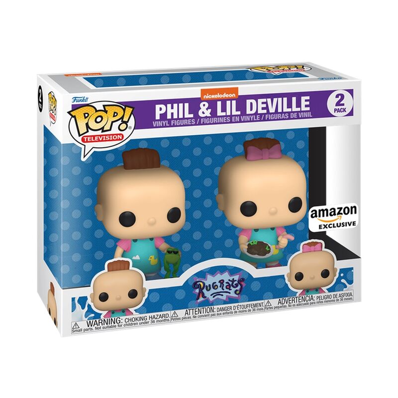 Funko pop! rugrats - phil y lil deville 2 pack (exclusivo)