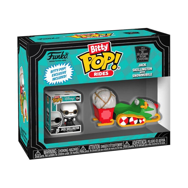 Funko bitty pop! rides: pesadilla antes de navidad - jack skellington con trineo Main Image