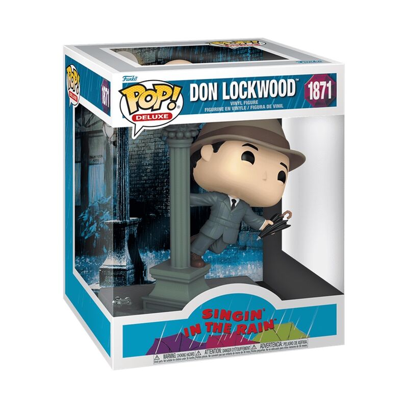 Funko pop! deluxe: cantando bajo la lluvia - don lockwood