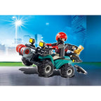 Playmobil - ladrón con quad y botín