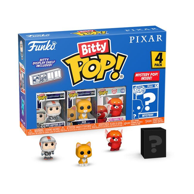 Funko bitty pop! disney pixar - buzz lightyear (xl-01), sox, mei panda rojo y ? Hover Image