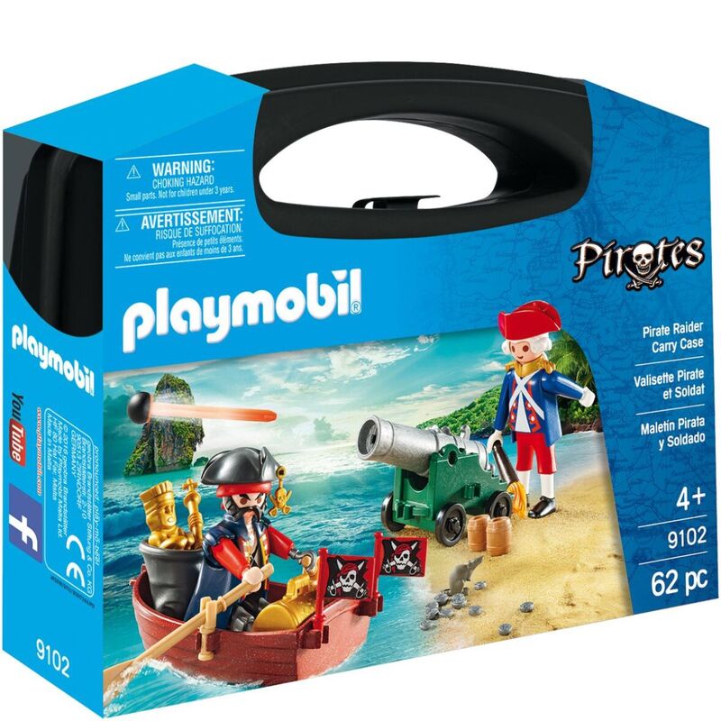 Playmobil maletín grande pirata y soldado