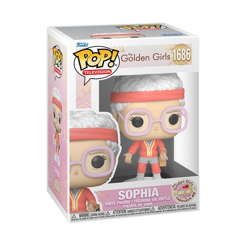 Funko pop! las chicas de oro - sophia con ropa de gimnasio
