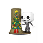 Funko pop! deluxe: pesadilla antes de navidad - jack con puerta de navidad