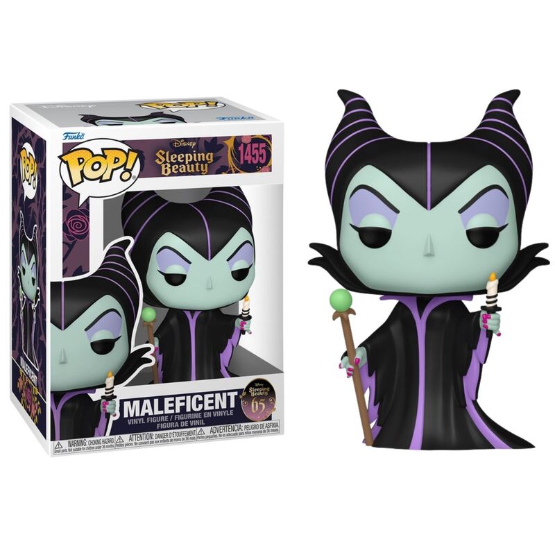 Funko pop! disney: la bella durmiente - maléfica con vela