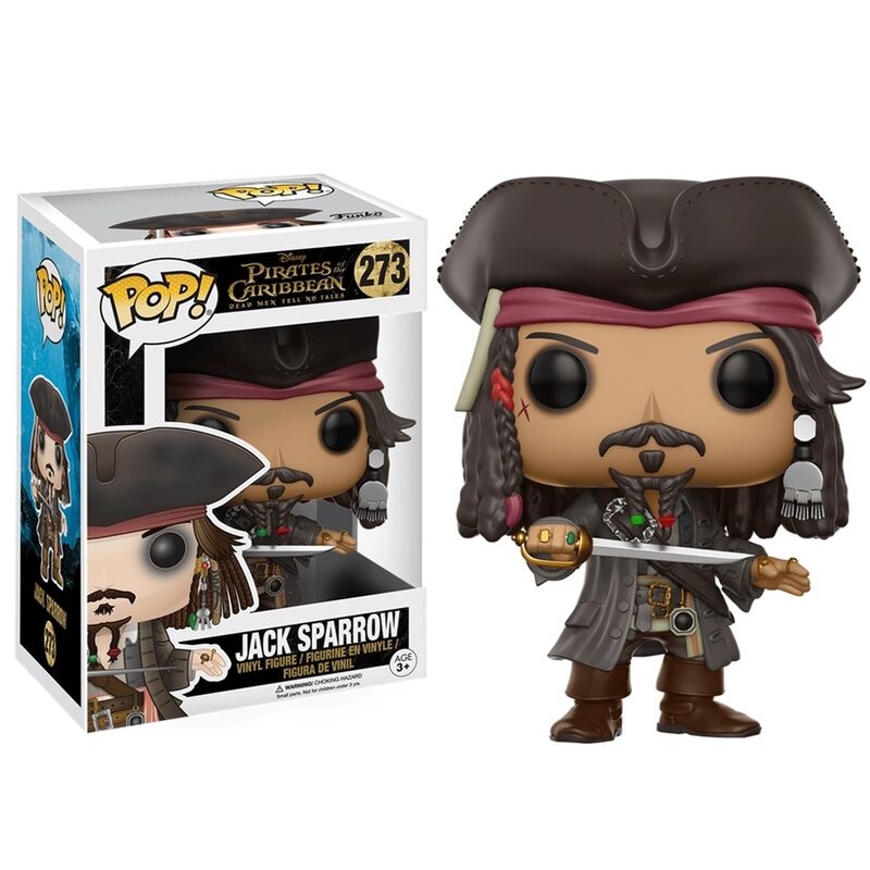 Funko pop! piratas del caribe - jack sparrow con espada
