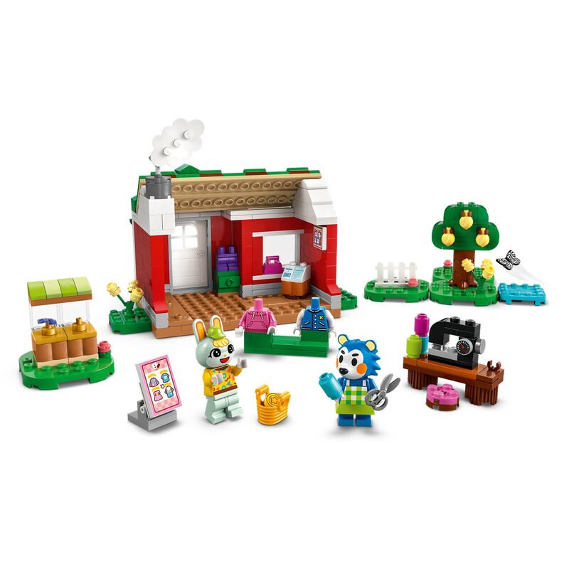 Lego animal crossing - tienda de ropa de las hermanas manitas
