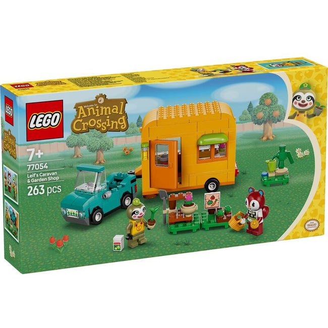 Lego animal crossing - caravana de gandulio y tienda de jardinería Hover Image