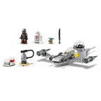 Lego star wars: the mandalorian - caza estelar n-1 de mando y grogu