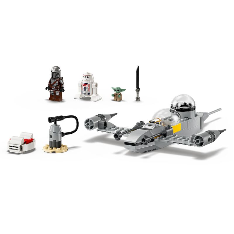 Lego star wars: the mandalorian - caza estelar n-1 de mando y grogu