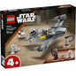 Lego star wars: the mandalorian - caza estelar n-1 de mando y grogu
