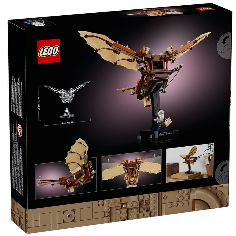 Lego icons - máquina voladora de leonardo da vinci