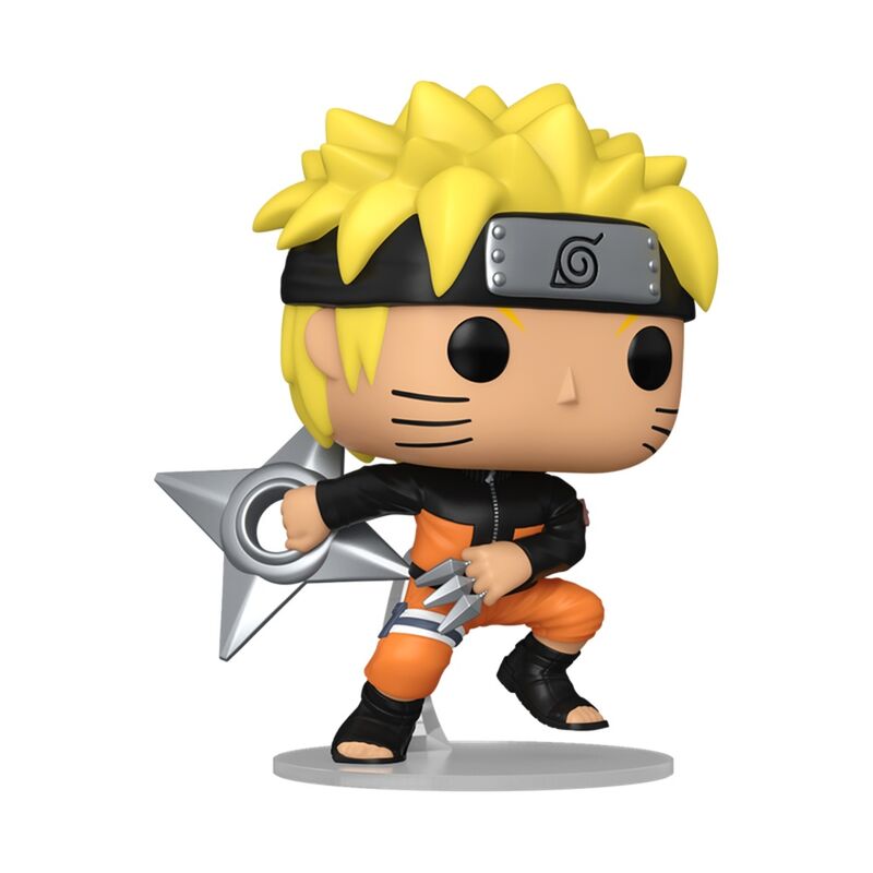 Funko pop! naruto - naruto uzumaki con kunáis y shuriken