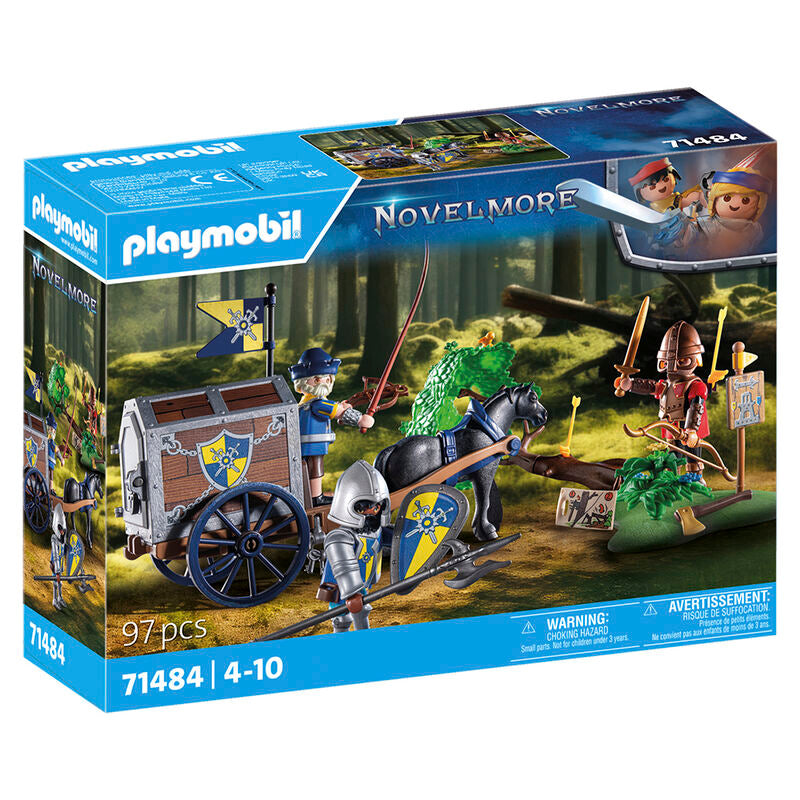 Playmobil novelmore - convoy de novelmore con bandido
