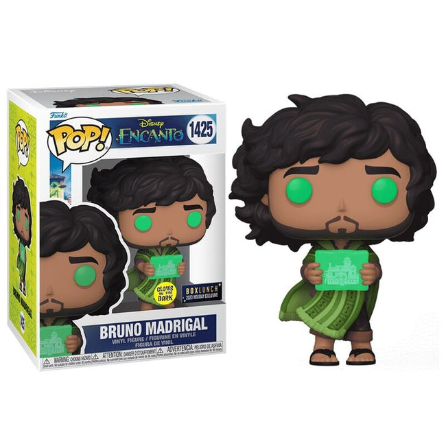 Funko pop! disney: encanto - bruno madrigal con profecía (gitd) (exclusivo) Hover Image