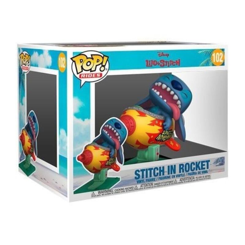 Funko pop! rides lilo & stitch - stitch en cohete
