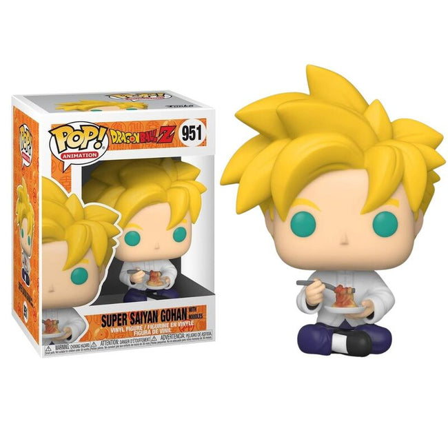 Funko pop! dragon ball z - super saiyan gohan con noodles Hover Image