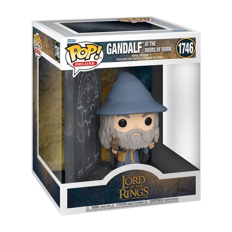 Funko pop! deluxe el seor de los anillos - gandalf en las puertas de durin