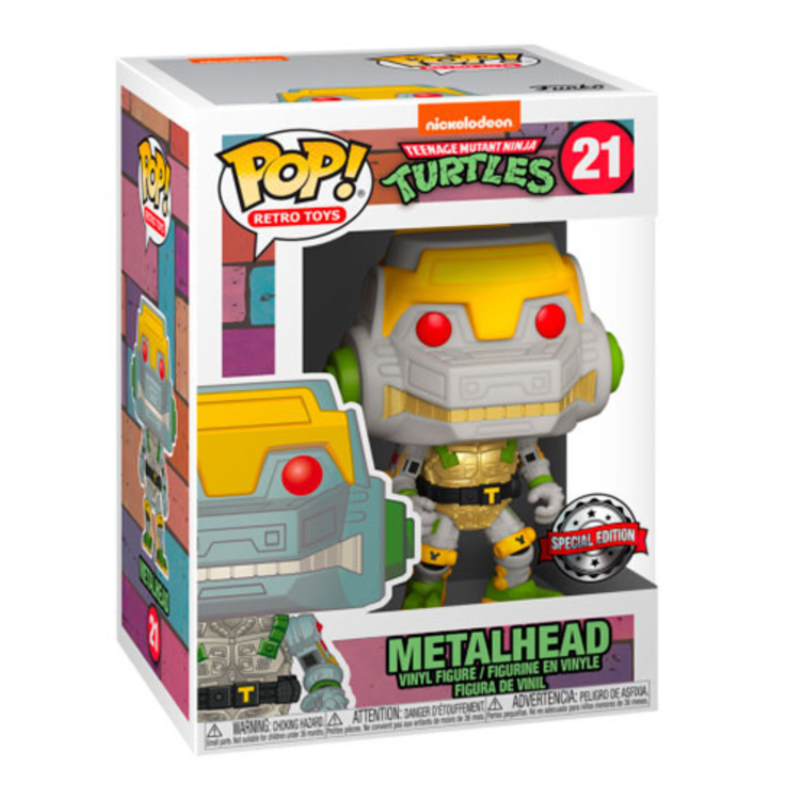 Funko pop! tmnt - metalhead exclusivo