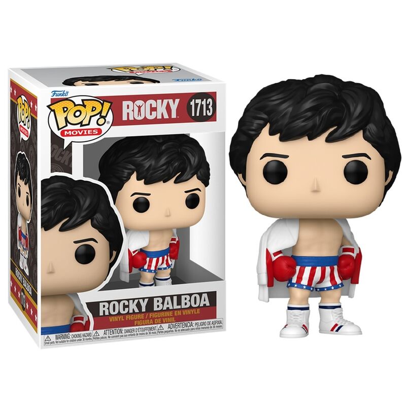 Funko pop! rocky iii - rocky balboa con bata