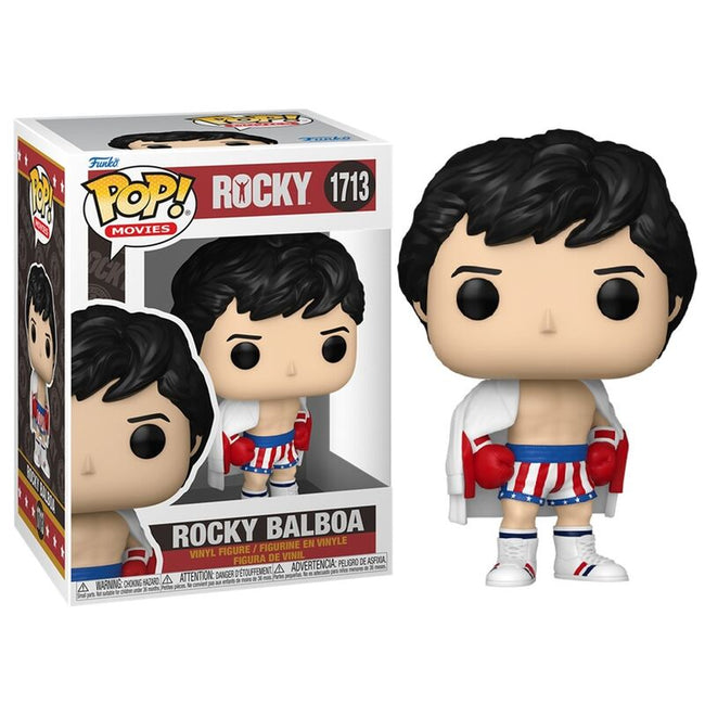 Funko pop! rocky iii - rocky balboa con bata Hover Image