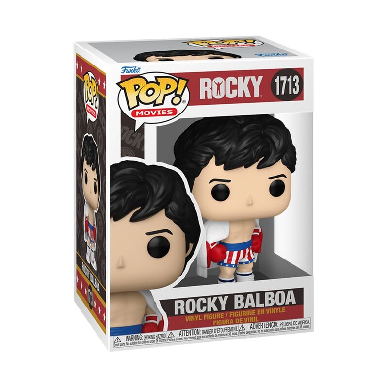 Funko pop! rocky iii - rocky balboa con bata