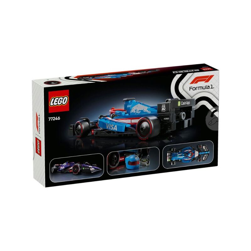 Lego speed champions - coche de carreras visa cash app rb vcarb 01 f1
