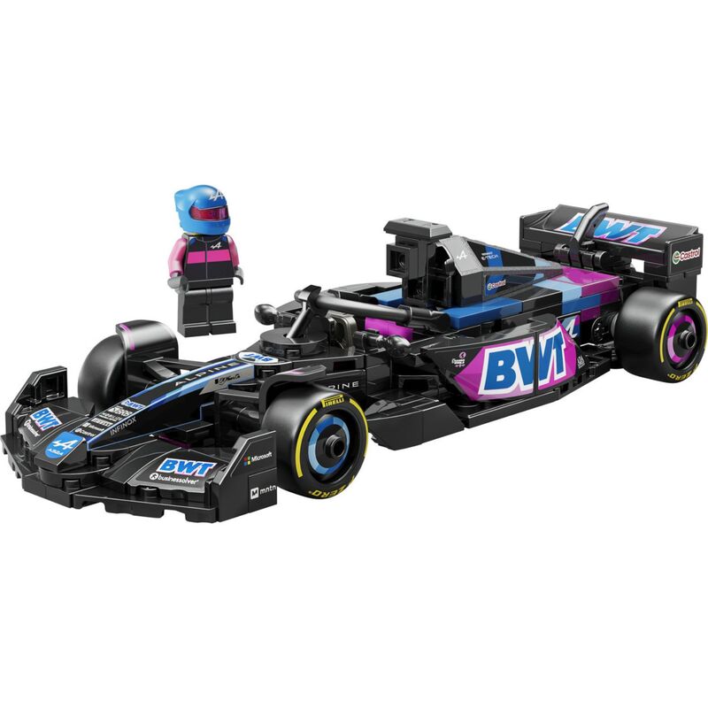 Lego speed champions - coche de carreras bwt alpine f1 team a524