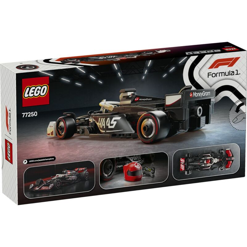 Lego speed champions - coche de carreras moneygram haas f1 team vf-24