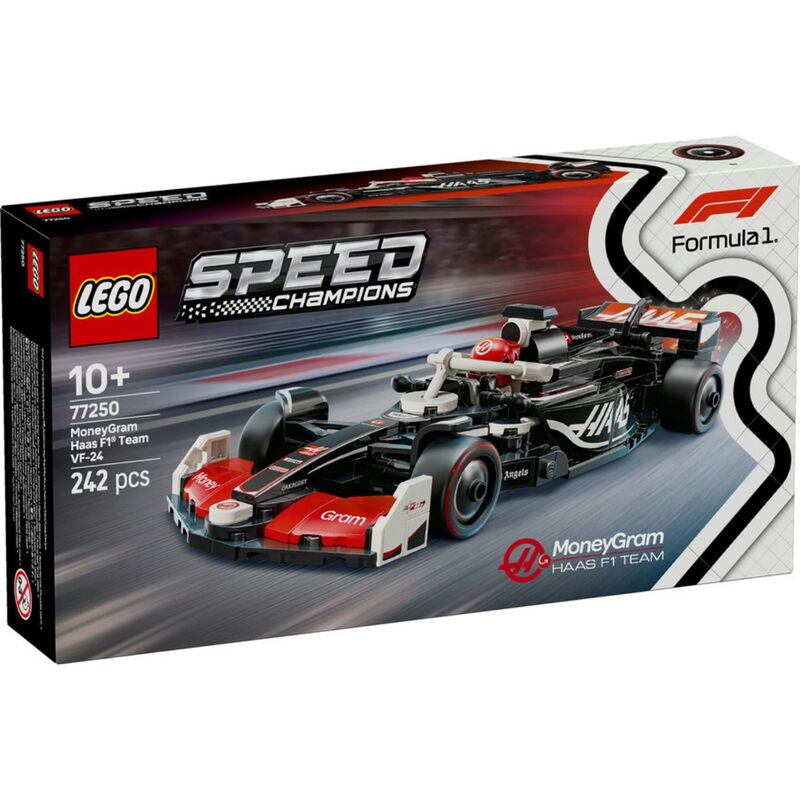 Lego speed champions - coche de carreras moneygram haas f1 team vf-24