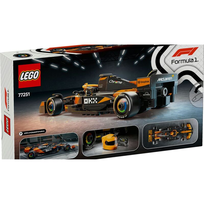 Lego speed champions - coche de carreras mclaren fórmula 1
