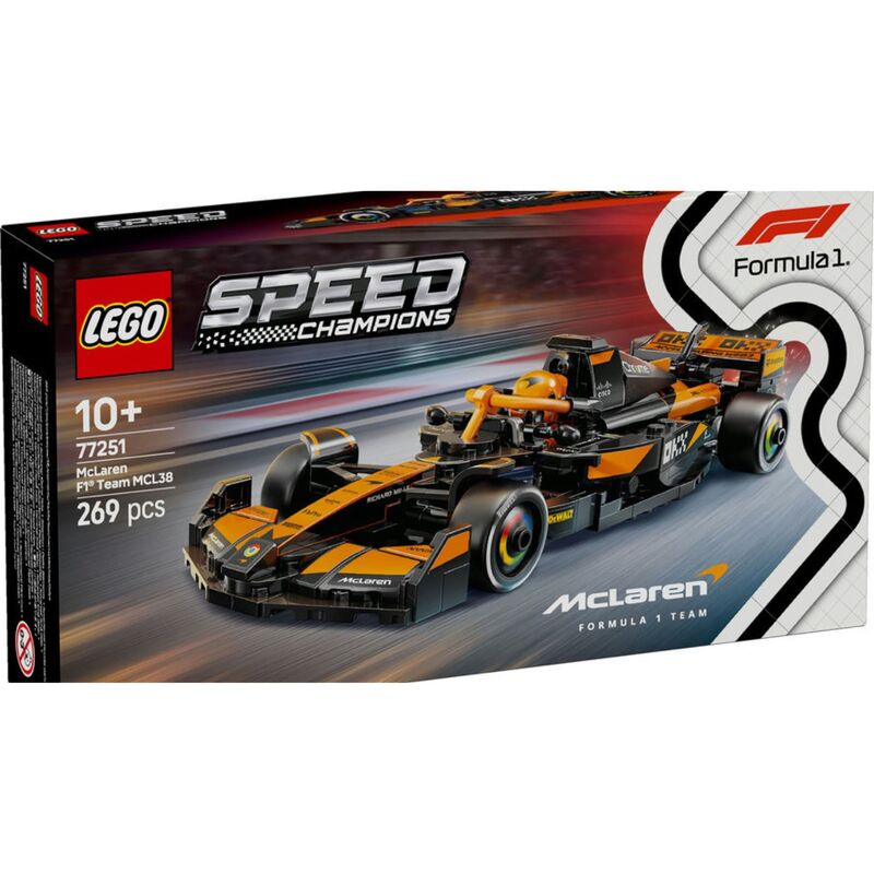 Lego speed champions - coche de carreras mclaren fórmula 1