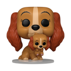Funko pop disney: la dama y el vegabundo - dama con cachorro