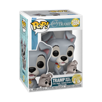 Funko pop disney: la dama y el vagabundo - vagabundo con cachorro