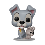 Funko pop disney: la dama y el vagabundo - vagabundo con cachorro