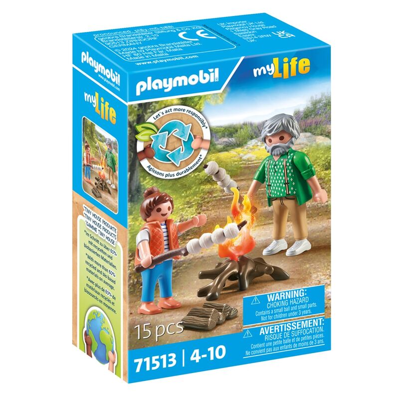 Playmobil - hoguera con malvaviscos