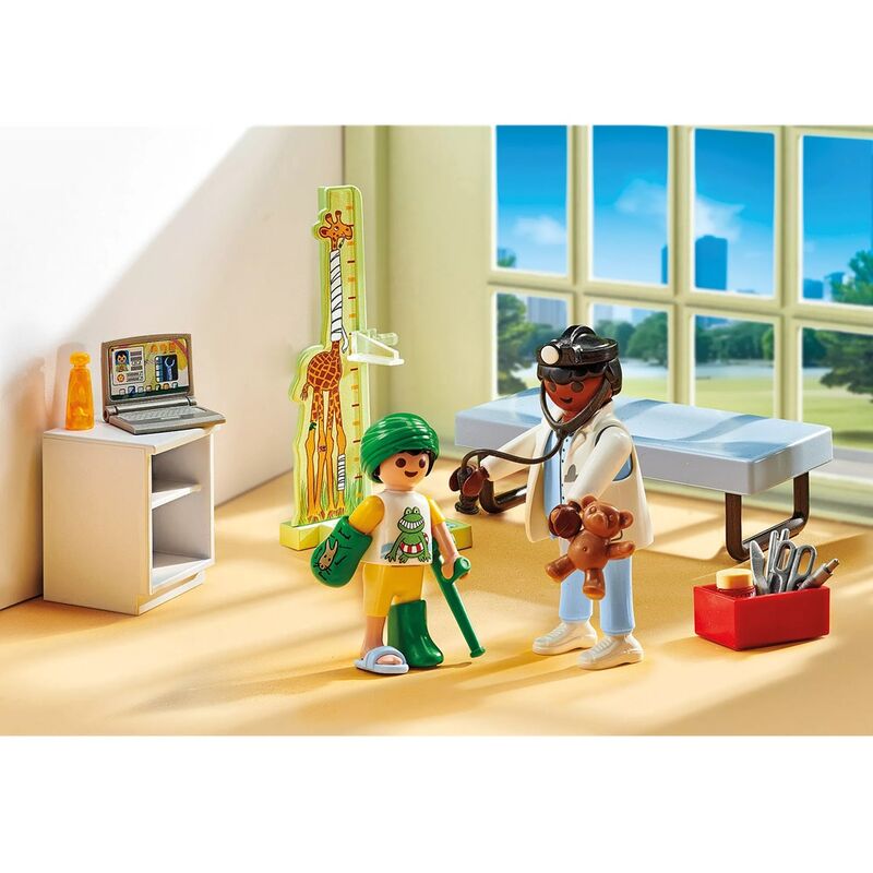 Playmobil - pediatra con osito de peluche