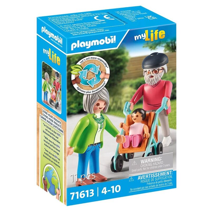 Playmobil - abuelos y bebé